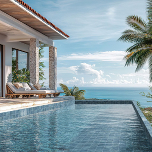 Luxury Pool Tile 150x150mm-Neptune Sky