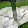 Calacatta Gold Fish Scale Marble Mosaic-CAG21