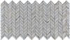 Calacatta Gold Chevron Marble Mosaic-CAG13