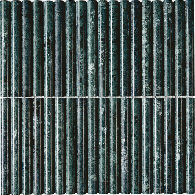 Indian Green Marble Cylinder Rod Mosaic–IND22 