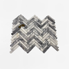 Lilac Marble Fishbone Strip Mosaic–PLU13 