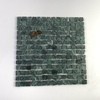 Indian Green Marble Rough Small Square Chip Mosaic–IND40H 