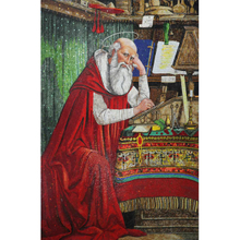 Portrait Style Colored Glass Mosaic Cut Art