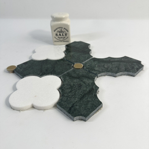 Green And White Stone Mosaic