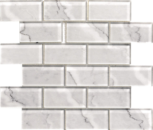 Glass Tile Floor Bathroom - Laminted Stone05