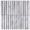 White Marble Mosaic Tile - Jazz White