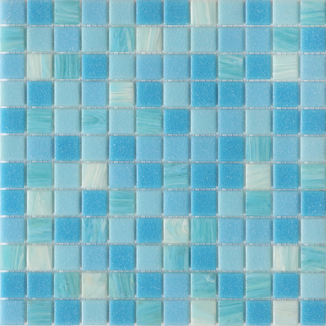 High-Quality Glass Pool Tiles-Mix