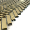 Electroplated Metal Glass Mosaic -DGG06 LUXE 