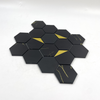 Elegant Gold Electroplated Glass Mosaic