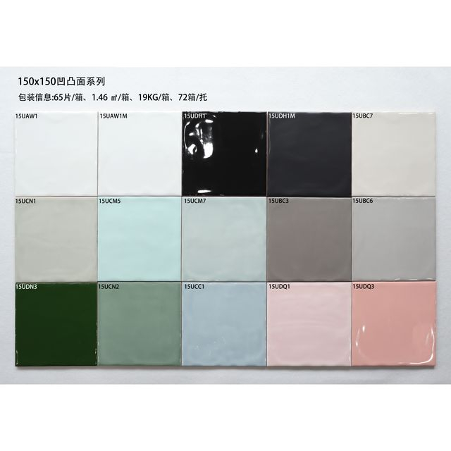 150x150 Gloss Textured Square Tile