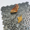 Elegant Black Brushed Aluminum Mosaic-SAB35