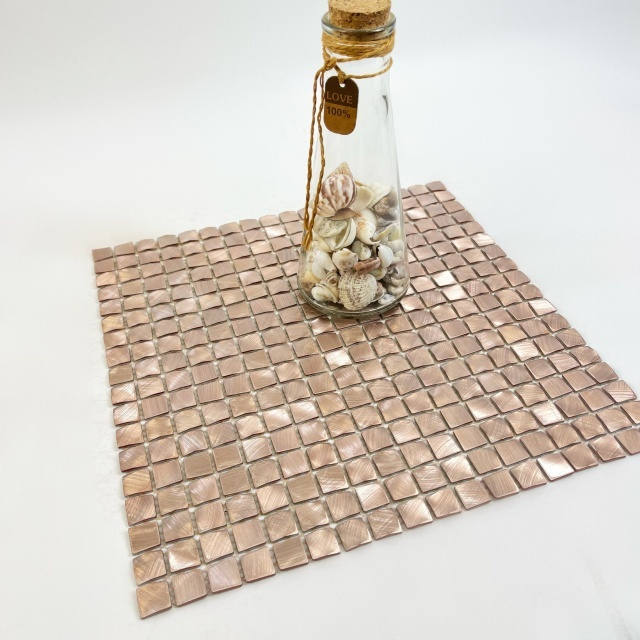 Decorative Rose Gold Aluminum Mosaic-SAK03