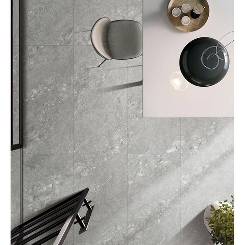 Natural Grey Stone Porcelain Tile-Quee Stone Light Grey