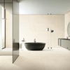Beige Limestone Look Porcelain Tile for Modern Interiors-Limes Ivory