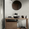 Natural Travertine Look Porcelain Tile for Floor and Wall-Potocino Ash