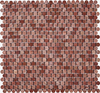 Red Travertine Penny Mosaic-TRR12