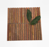 Red Travertine Cylinder Rod Mosaic-TRR22