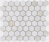 Star White Hexagon Natural Stone Mosaic-XB27