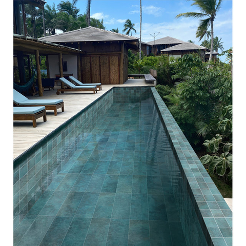 300x600mm Antique Blue P4 Anti Slip Pool Tile