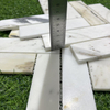 Kajin Gold Herringbone Marble Mosaic-ZGG20