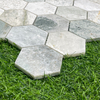 Emerald Marble Hexagon Mosaic–EME27
