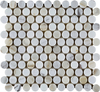Calacatta Gold Penny Round Mosaic-CAG12