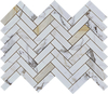 Calacatta Gold Herringbone Mosaic-CAG20