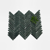 Indian Green Marble Herringbone Mosaic–IND13 