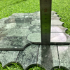 Indian Green Marble Feather Arched Mosaic–IND21 