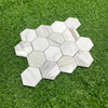 Calacatta Gold Hexagon Marble Mosaic-CAG27