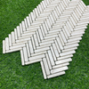 Golden Beige Herringbone Stone Mosaic-BOT13