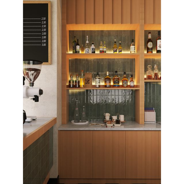 Green Pattern Tile Matte Surface-LG29