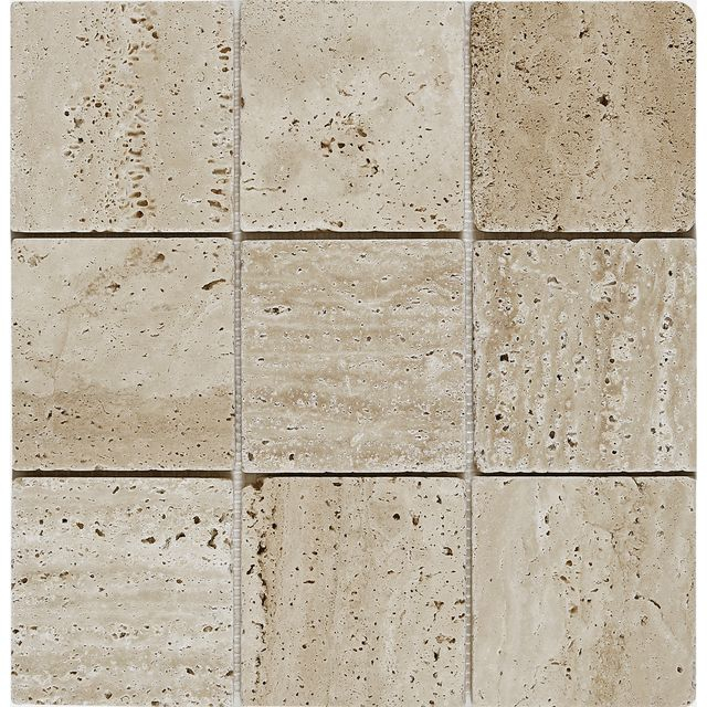 Square Beige Travertine Mosaic -TRV23