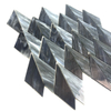 Irregular Gradient Blue Mixed Glass Mosaic Tile-LXS60