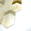 Yellow Glass Mosaic Tiles for Interior Wall Decoration-ZSS20